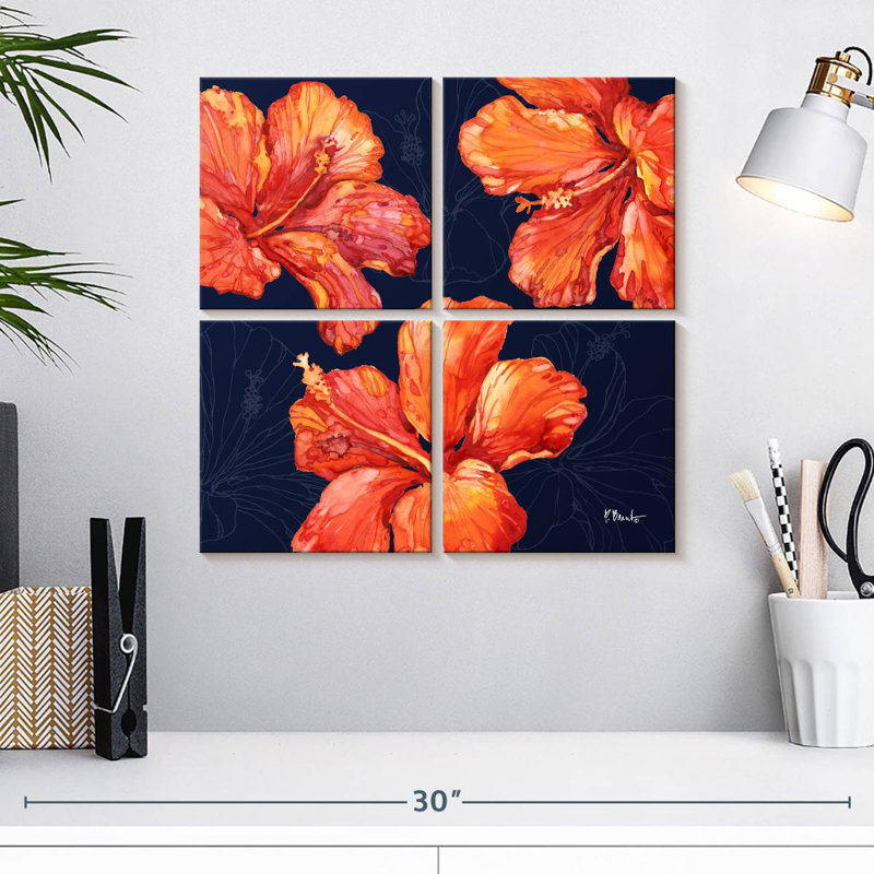 Hibiscus Harnek Hilo, H 18 po x l 18 po