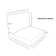 Madison Ave Outdoor 6'' Replacement Cushion Set Cushion