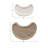 Nestable Marble Kidney Shaped Trays