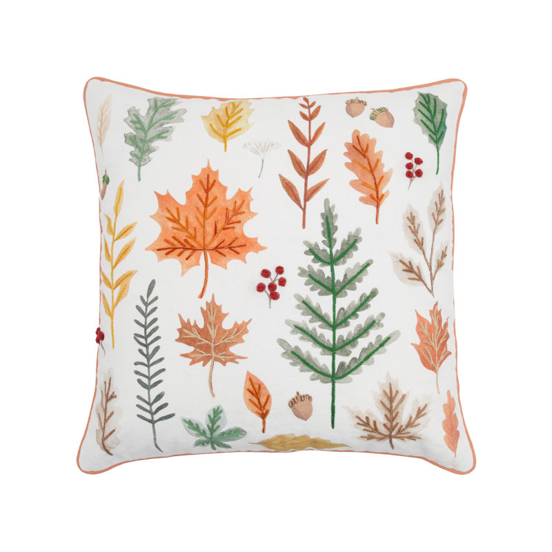 Coussin décoratif d'automne 18 po x 18 po