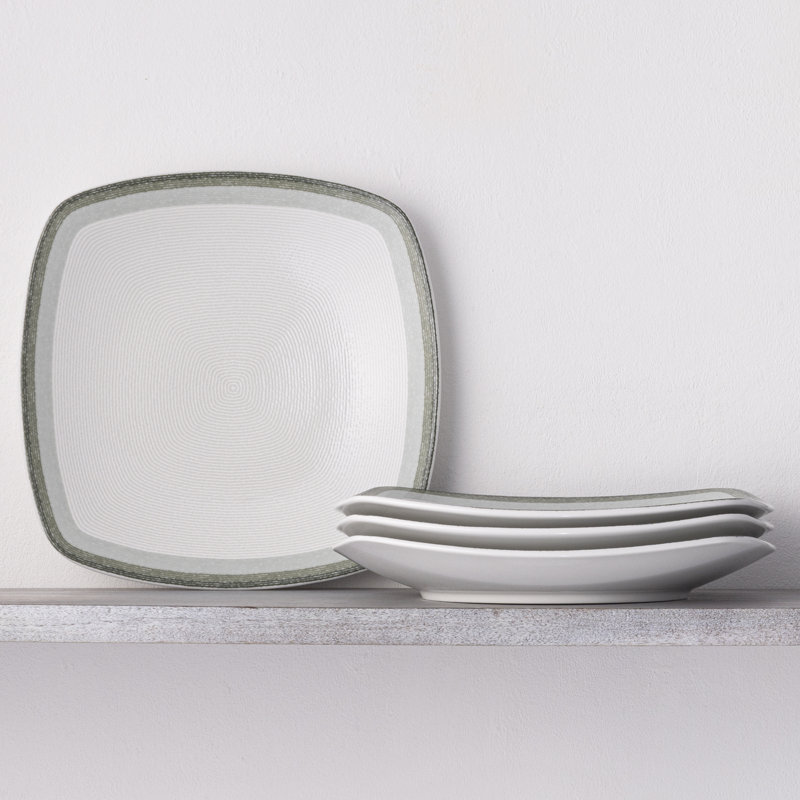 Assiettes plates Noritake Colorscapes Layers, 10 3/4 po, Sauge