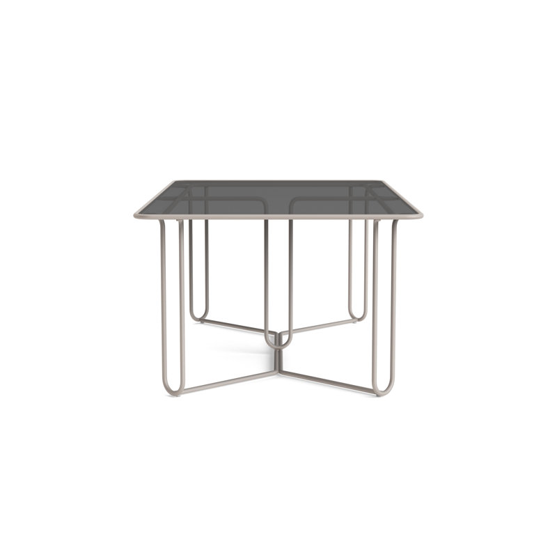 Walter Lamb Outdoor Dining Table, Dove Smooth