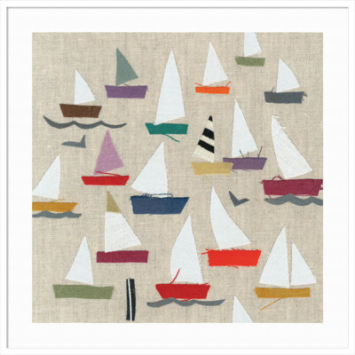 Montier Plain Sailing Framed on Paper by Jenny Frean Print
