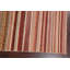 Tapis rouge / beige en laine noué à la main de conception unique 4 pi 2 po x 6 pi 2 po New Age