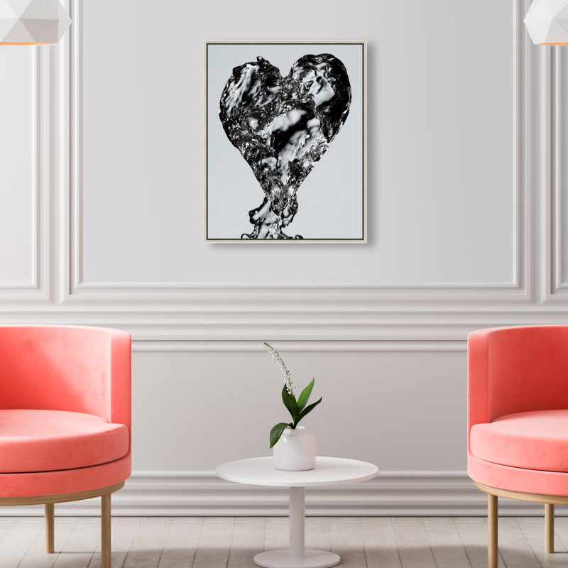 Mercury Love Print by Oliver Gal, 17"H x 21"W, Silver Floater Frame