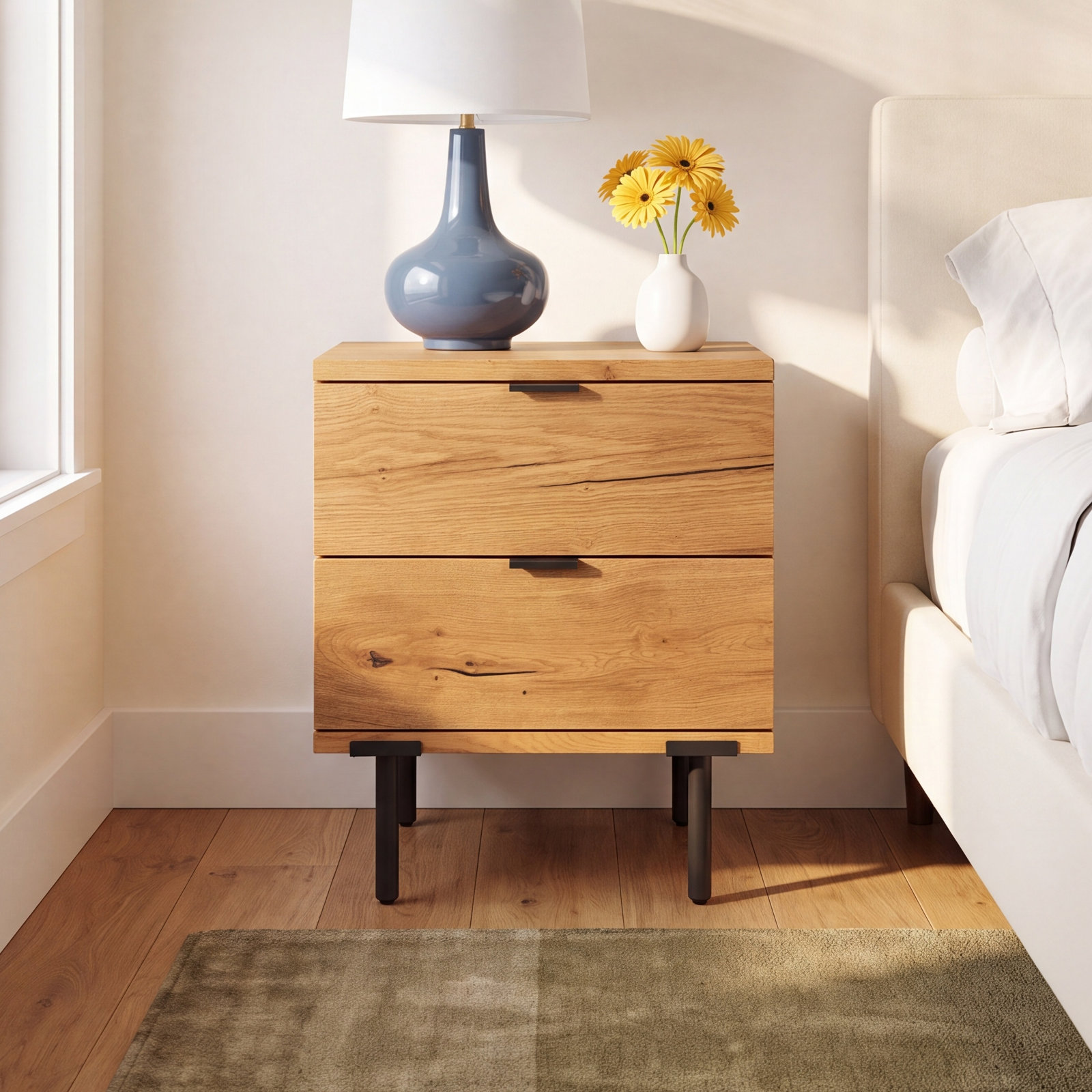 Artemi Mahogany Nightstand