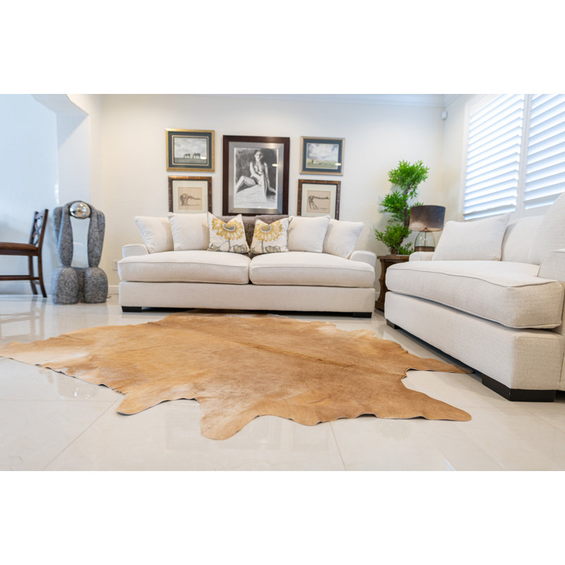 Cowhide Indoor Rug, Novelty 6' x 7'
