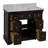 Fossen 48" Single Bathroom Vanity with Chocolate Cabinet and Carrara Marble Countertop-102713726-26410446