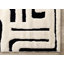 Tapis d'intérieur noir blanc Hopwood-779897241