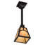 Luminaire suspendu géométrique 1 lumières lanterne Darrell