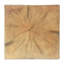 Table de bout MGO à colonne carrée aspect bois, H33,75 po, finition vieillie d'aspect bois, se mélange à différentes hauteurs, pour une utilisation à l'intérieur ou à l'extérieur-578513427-578513453