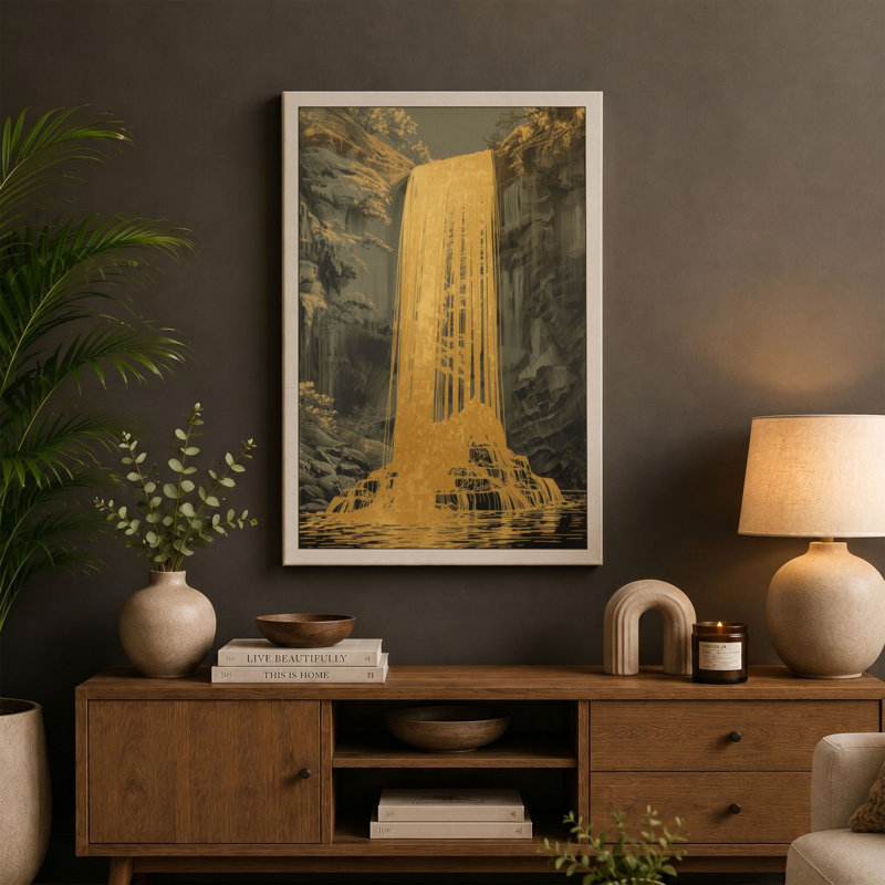 Print, 18x12 - 45.7 x 30.5 cm, Teal Border