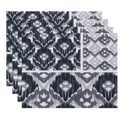 Feltner Polyester Geometric Rectangle Placemat