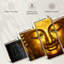 Grand visage de Bouddha-369663047