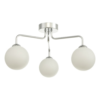 FEYA 3LT SEMI FLUSH GLS