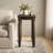  Locke 23.6" Rustic Solid Wood Turned Leg Rectangular End Table-2124736564