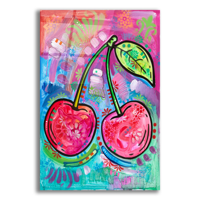«Cherry Time» par Dean Russo, H 24 po x l 16 po x P 0,2 po