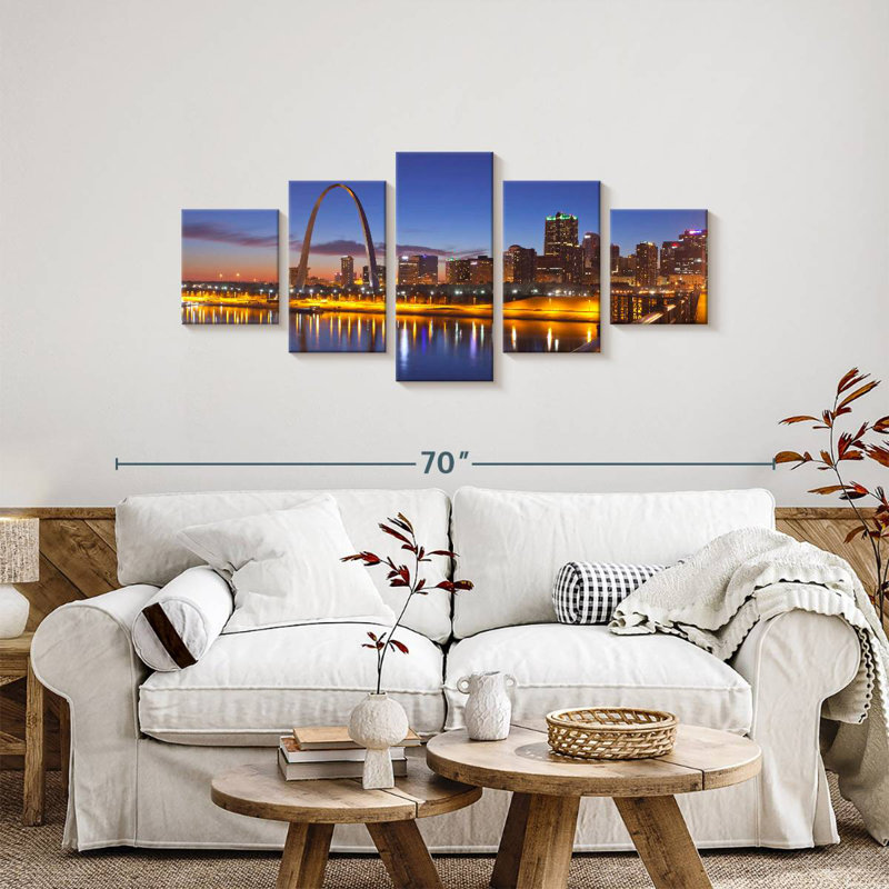 St. Louis Blue Hour, H 24 po x l 55 po