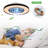 Modern Rgb Flush Mount Ceiling Fan With Light And Remote/app Led Dimmable Light