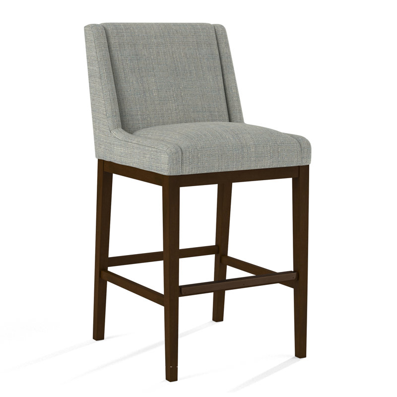 Upholstered Stool, 61606-88, Pecan
