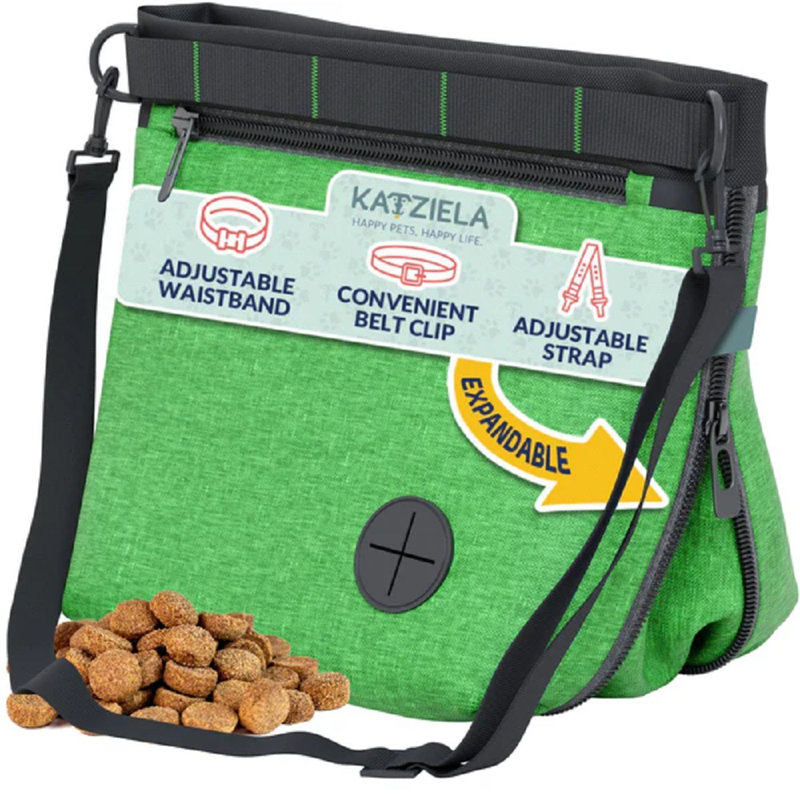 Pochette à gâterie pour animaux Katziela, Vert