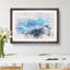 Mountain Beach - Single Picture Frame Print on MDF-56891399-56891395