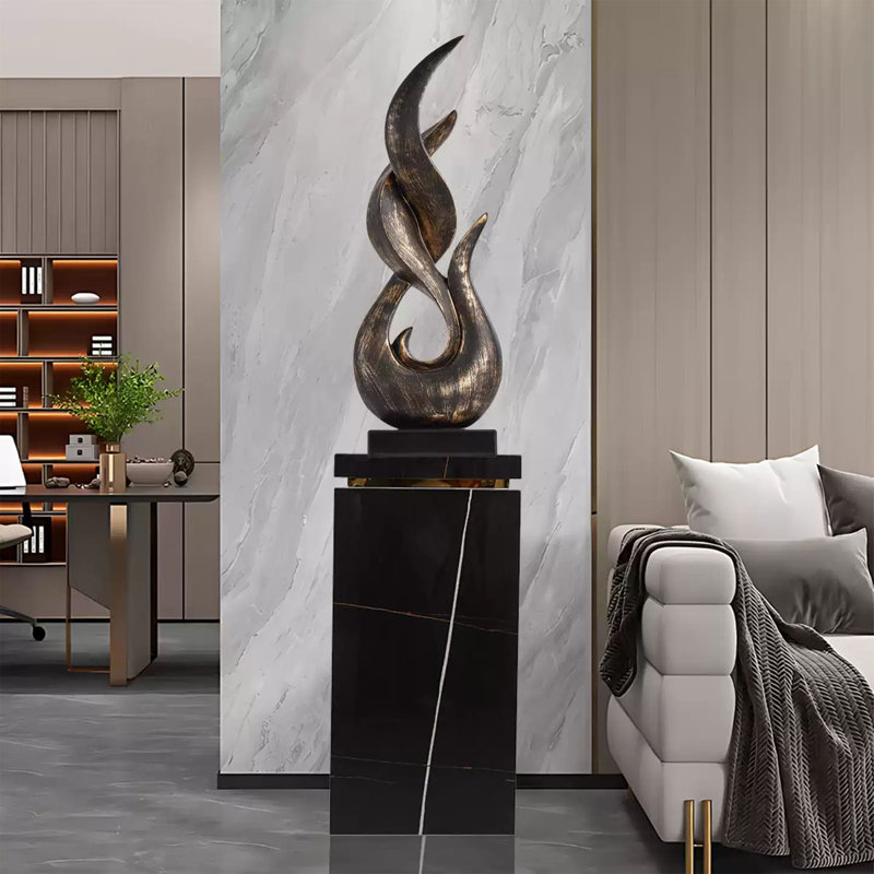 Article décoratif en résine Wabi-Sabi