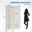 71" High Armoire, 2 Door Wardrobe Hanging Wiht A Storage