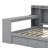 A Full-Sized Wooden Daybed With Three Built-In Drawers And Integrated USB Charging Ports-874673304