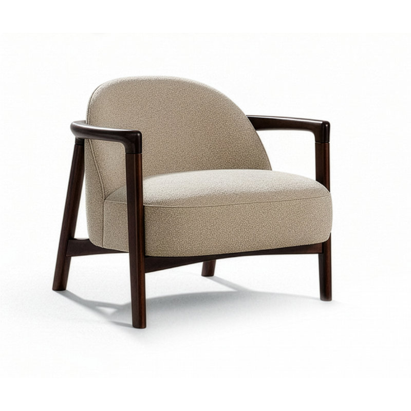 Fauteuil Oakley, porcelaine, Cream
