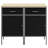 Set Of 2 Steel Medium Height-Adjustable Work Cabinet-246165334