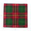 Serviettes cocktail en satin de coton tartan-121871326