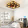 Ceiling Fan With LED Lights And Remote-Square