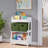 RiverRidge Kids 2pc Fabric Collapsible Storage Cube Organizers with Handles for Playroom Organization-1800092599