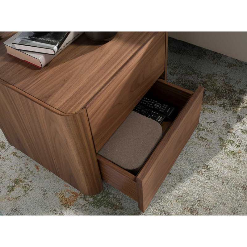 50cm W Manufactured Wood Bedside Table