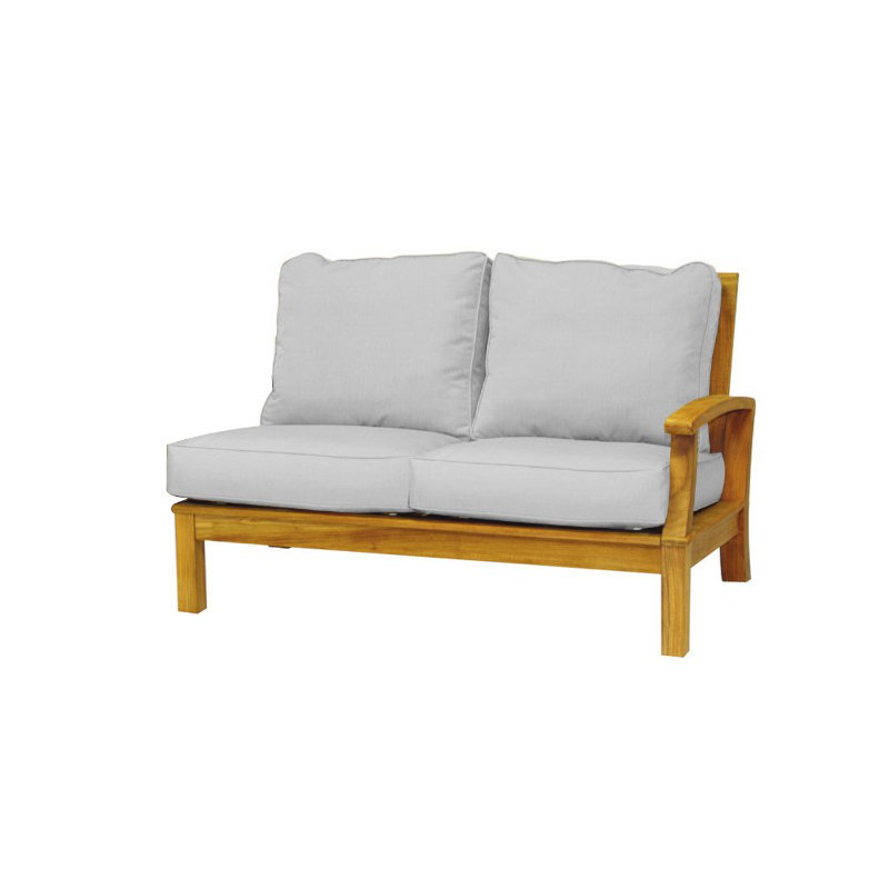 Monterey Outdoor 5 - Piece Teak Conversation Set, Spectrum Indigo