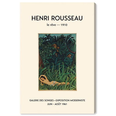 «Dream in the Jungle», affiche d'art rétro sur toile par Art Remedy