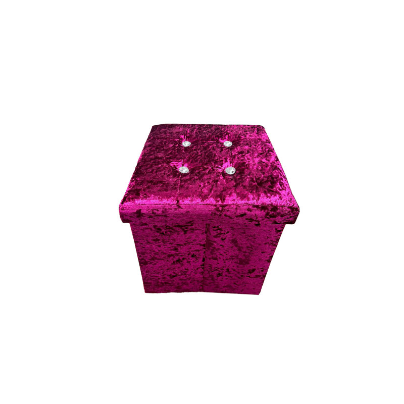 Mocanaqua 38cm Wide Square Ottoman with Storage, Plump