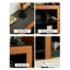 Armoire ouverte moderne de couleur contrastante moderne avec grand rangement