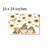 Sunflower Gnomes Pattern Bath Mat, 16 x 24 inch