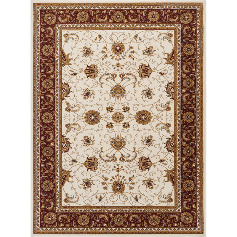 Manchester GC_HER5002 Ivory 2 Ft. X 3 Ft. Area Rug, Ivory, Rectangle 2' x 3'