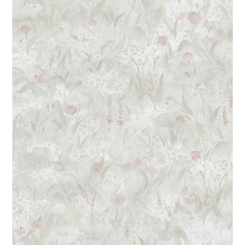 Kolonin Floral Wallpaper Roll, Pastel