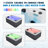 2-Person Plug & Play Acrylic Hot Tub with Ozonator, LED Lighting, Waterfall and Adjustable Jets, Charcoal Gray-120244719