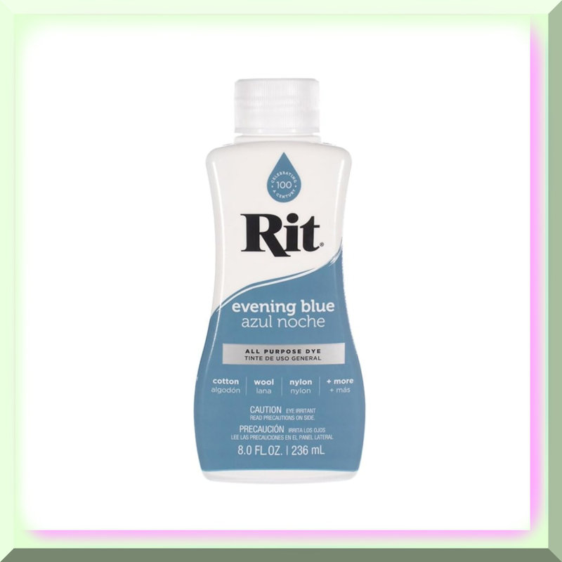 Liquid Fabric Dye 8 Oz Evening Blue