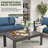9 - Person Patio Conversation Set with Cushions-100749455-100749456