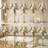Metal Wedding Centerpieces Vase, Gold Centerpieces Table Tall Crystal Flowers Stand Wedding Flower Holders Crystal Chandelier for Anniversary Ceremony Party Birthday Event Home Decoration.