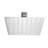 Ultra-Thin 304 Stainless Steel Rainfall Shower Head - High Waterfall With Self Nozzles, Full Body Protection, Easy Installation Method, Terrific Showering Moment Simple Steps,