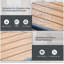 MIMO 200cm Aluminium Outdoor Dining Table with Wood-look Top