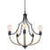 Lustre géométrique unique à 5 lumières Sherwood