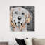 « love golden retriever », impression sur toile tendue-58081560-66813070